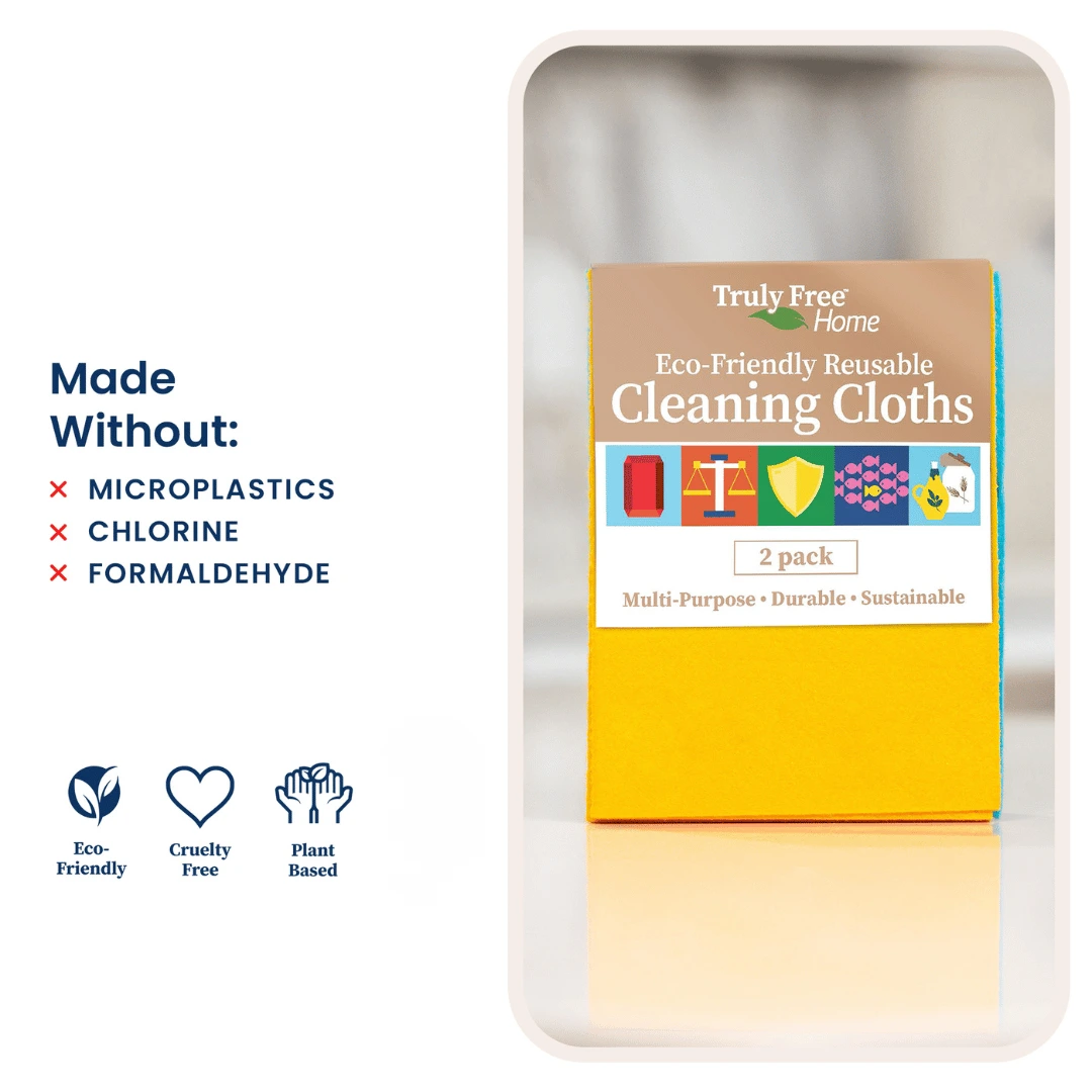 Truly Free Home Cleaning Cloths - Thumbnail 3