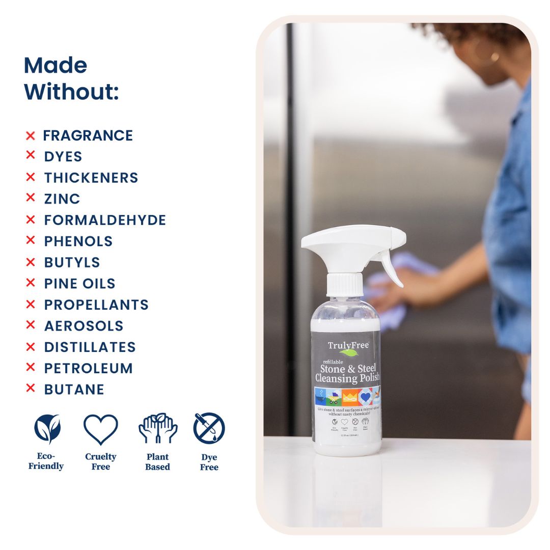 Truly Free Home Stone & Steel Cleansing Polish - Thumbnail 5