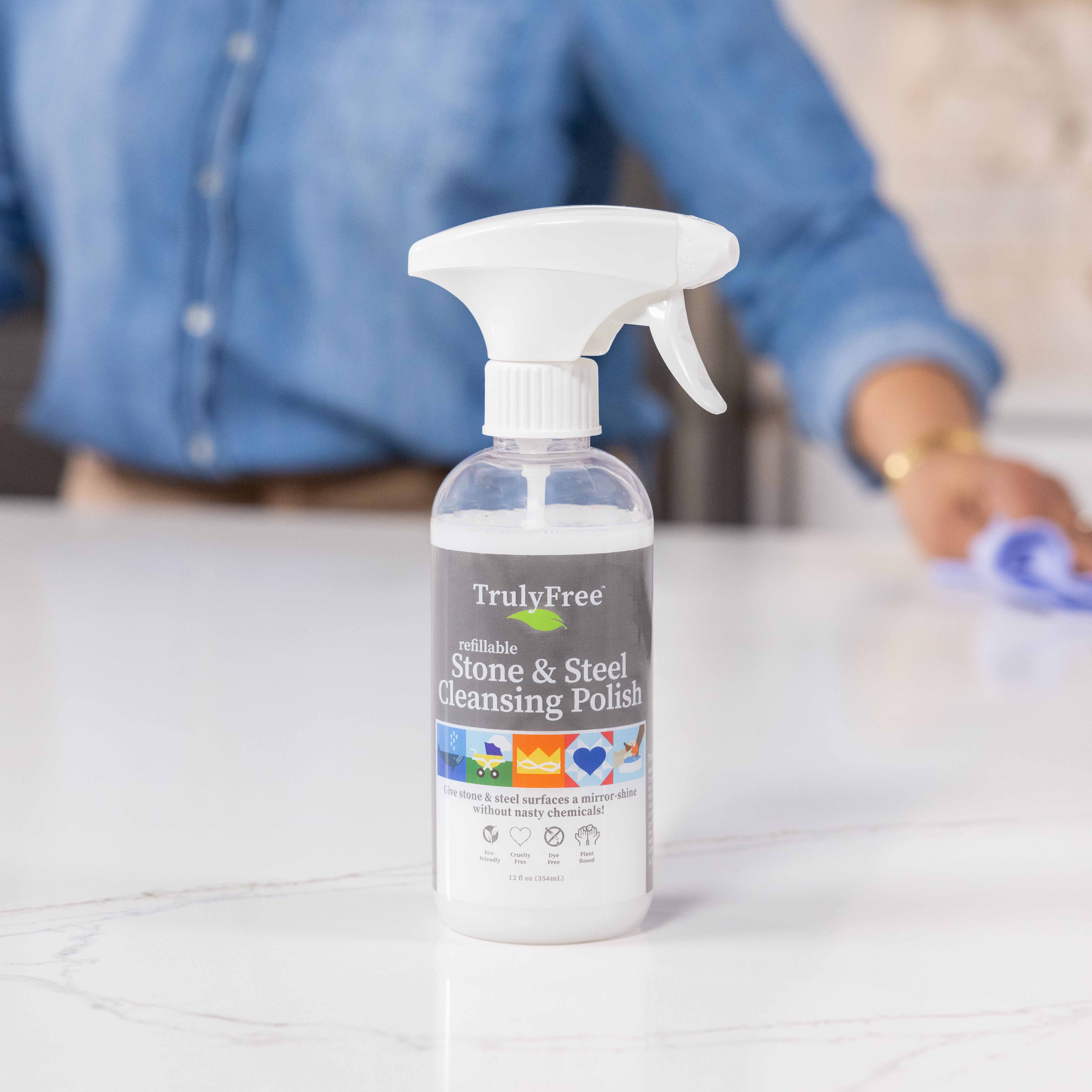 Truly Free Home Stone & Steel Cleansing Polish