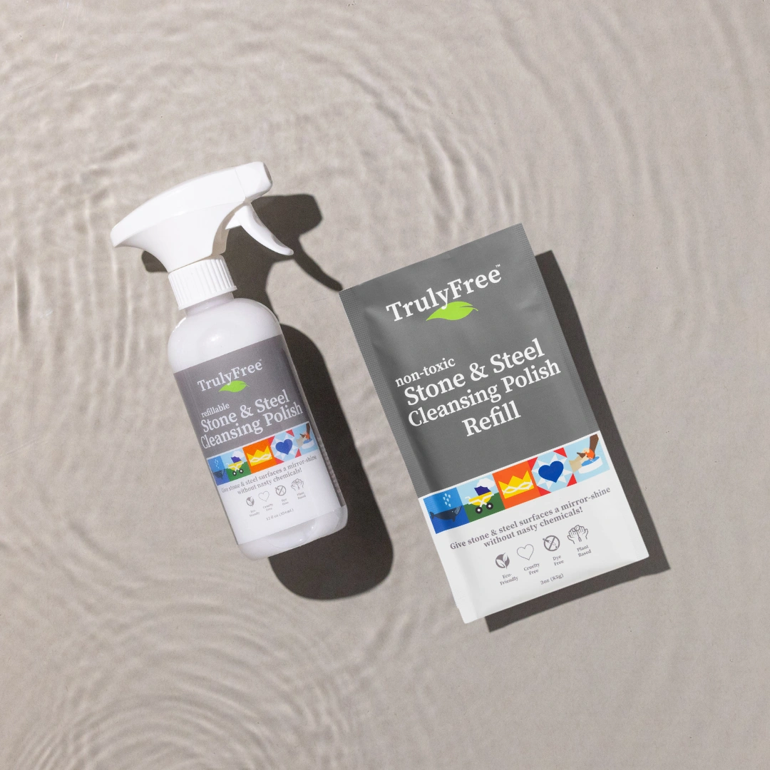 Truly Free Home Stone & Steel Cleansing Polish - Thumbnail 4